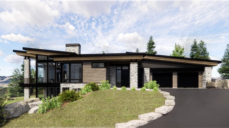 Big Sky Mountain Model Home: Final Rendering Entry
