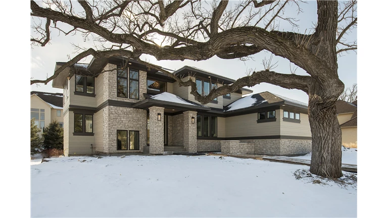 Contemporary Two-Story on Powers Lake- Exterior