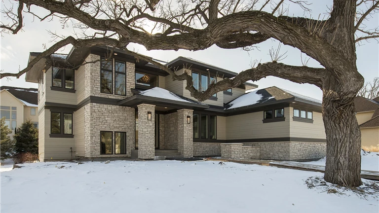 Contemporary Two-Story on Powers Lake- Exterior