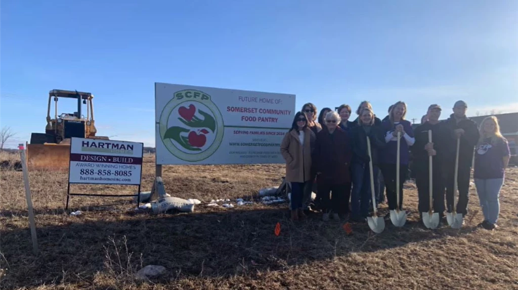 Hartman Homes Blog: Official Groundbreaking of the New Somerset Community Food Pantry Photo 1