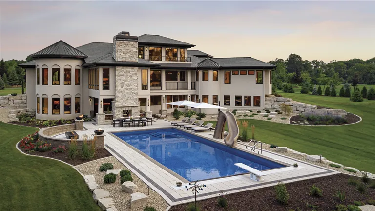 Modern Mediterranean Elegance - Exterior Back 2