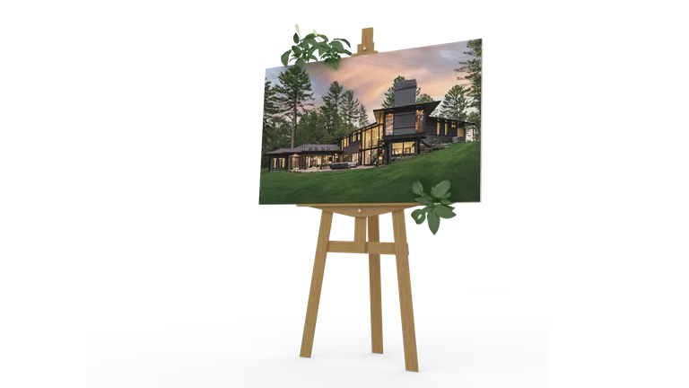 Prairie On Easel