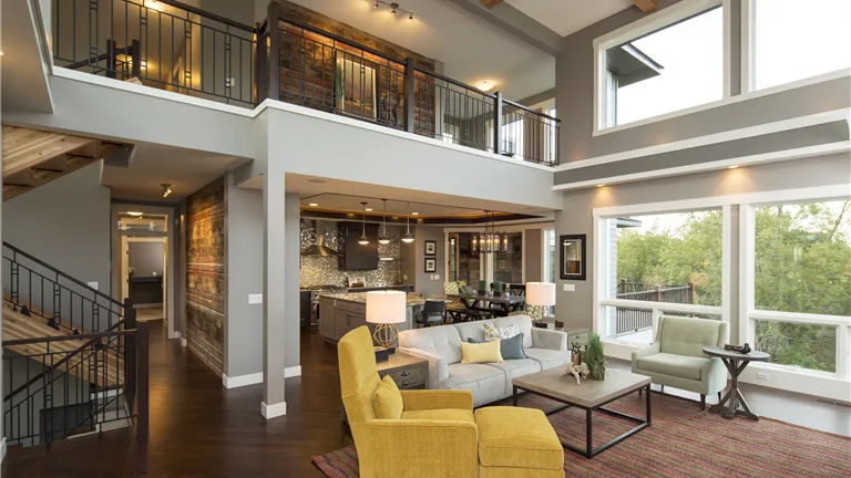 Rustic Modern on Autumn Blaze- Living Room Kitchen