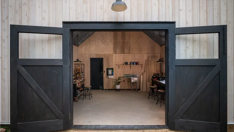 Scandinavian Barnhouse Entrance