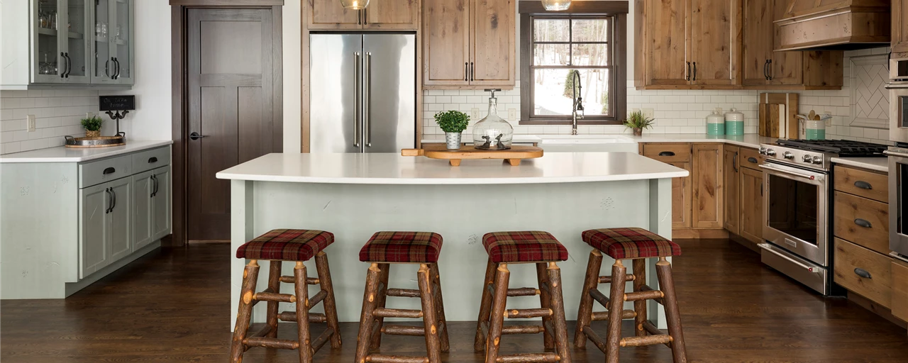 Wapogasset Lodge Retreat- Kitchen Island